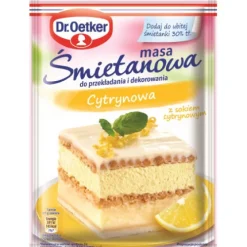 Dr. Oetker Kremy I Masy Śmietanowe | Masa śmietanowa Cytrynowa