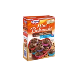 Dr. Oetker Ciasta W Proszku | Mini Babeczki czekoladowe z kropelkami czekolady
