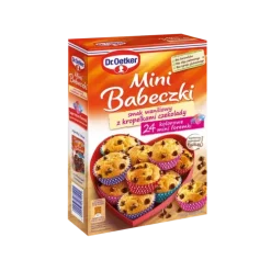 Dr. Oetker Ciasta W Proszku | Mini Babeczki smak waniliowy z kropelkami czekolady
