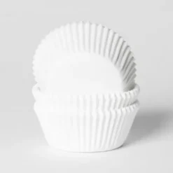 House of Marie Papilotki | Mini papilotki do muffinek białe (50 szt) -