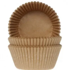 House of Marie Papilotki | Papilotki do muffinek beżowe (50 szt) -