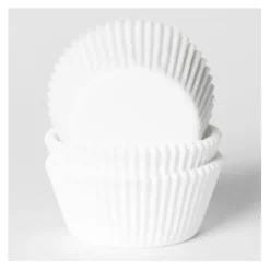 House of Marie Papilotki | Papilotki do muffinek białe (50 szt) -