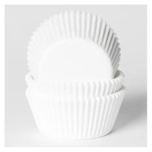 House of Marie Papilotki | Papilotki do muffinek białe (50 szt) -