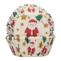 FunCakes Papilotki | Papilotki do muffinek Boże Narodzenie, 48 szt. -