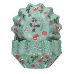 FunCakes Papilotki | Papilotki do muffinek Boże Narodzenie 48 szt. -
