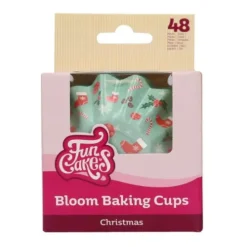 FunCakes Papilotki | Papilotki do muffinek Boże Narodzenie 48 szt. -