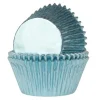 House of Marie Papilotki | Papilotki do muffinek błyszczące błękitne (24 szt) -