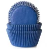 House of Marie Papilotki | Papilotki do muffinek ciemnoniebieskie (50 szt) -