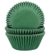 House of Marie Papilotki | Papilotki do muffinek ciemnozielone (50 szt) -