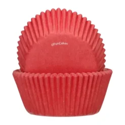 FunCakes Papilotki | Papilotki do muffinek czerwone (48 szt) -