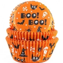 House of Marie Papilotki | Papilotki do muffinek Halloween (50 szt) -