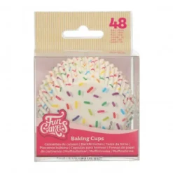 FunCakes Papilotki | Papilotki do muffinek Kolorowa Posypka (48 szt) -