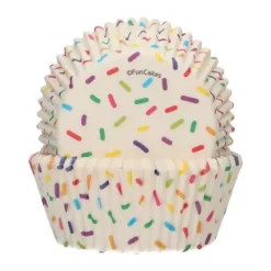 FunCakes Papilotki | Papilotki do muffinek Kolorowa Posypka (48 szt) -