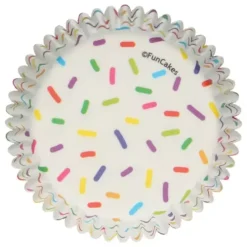 FunCakes Papilotki | Papilotki do muffinek Kolorowa Posypka (48 szt) -