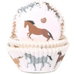 House of Marie Papilotki | Papilotki do muffinek Konie 50szt