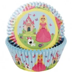 House of Marie Papilotki | Papilotki do muffinek Księżniczka (50 szt) -