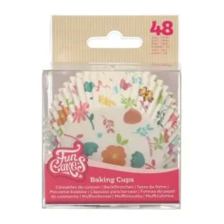 FunCakes Papilotki | Papilotki do muffinek Kwiaty (48 szt) -