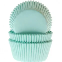 House of Marie Papilotki | Papilotki do muffinek miętowe (50 szt) -