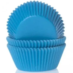 House of Marie Papilotki | Papilotki do muffinek niebieskie (50 szt) -