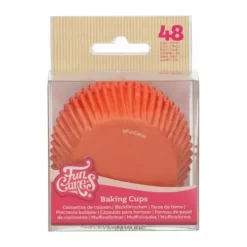 FunCakes Papilotki | Papilotki do muffinek pomarańczowe (48 szt) -