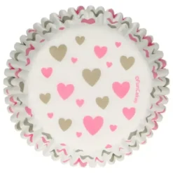 FunCakes Papilotki | Papilotki do muffinek Serduszka (48 szt) -