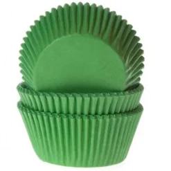 House of Marie Papilotki | Papilotki do muffinek zielone (50 szt) -