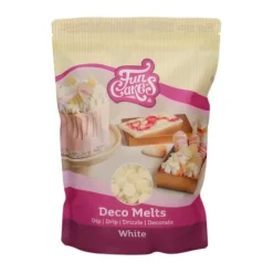 FunCakes Polewy, Dripy I Lukry | Pastylki Deco Melts białe "White" 1 kg -