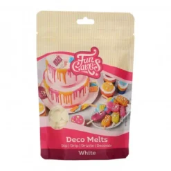 FunCakes Polewy, Dripy I Lukry | Pastylki Deco Melts białe "White" 250 g -