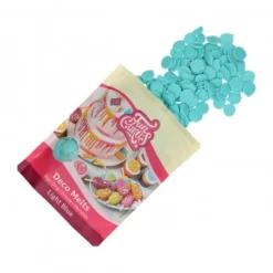 FunCakes Polewy, Dripy I Lukry | Pastylki Deco Melts błękitne "Light Blue" 250 g -