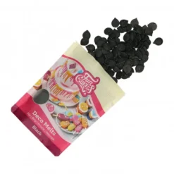 FunCakes Polewy, Dripy I Lukry | Pastylki Deco Melts czarne "Black" 250 g -