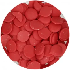 FunCakes Polewy, Dripy I Lukry | Pastylki Deco Melts czerwone "Red" 250 g -