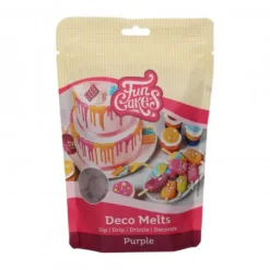 FunCakes Polewy, Dripy I Lukry | Pastylki Deco Melts fioletowe 