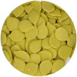 FunCakes Polewy, Dripy I Lukry | Pastylki Deco Melts limonkowa zieleń "Lime Green" 250 g -