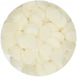 FunCakes Polewy, Dripy I Lukry | Pastylki Deco Melts naturalna biel "Snow White" 1 kg -