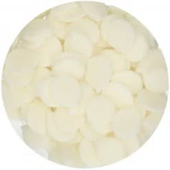 FunCakes Polewy, Dripy I Lukry | Pastylki Deco Melts naturalna biel "Snow White" 250 g -