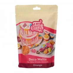 FunCakes Polewy, Dripy I Lukry | Pastylki Deco Melts pomarańczowe 
