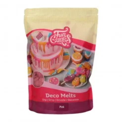 FunCakes Polewy, Dripy I Lukry | Pastylki Deco Melts różowe 