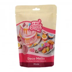 FunCakes Polewy, Dripy I Lukry | Pastylki Deco Melts różowe "Pink" 250 g -