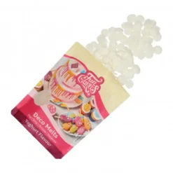 FunCakes Polewy, Dripy I Lukry | Pastylki Deco Melts smak jogurtowy "Yoghurt Flavour" 250 g -