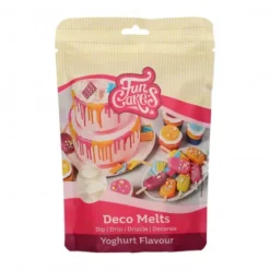 FunCakes Polewy, Dripy I Lukry | Pastylki Deco Melts smak jogurtowy "Yoghurt Flavour" 250 g -