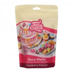 FunCakes Polewy, Dripy I Lukry | Pastylki Deco Melts smak malinowy "Raspberry Flavour" 250 g -