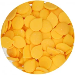 FunCakes Polewy, Dripy I Lukry | Pastylki Deco Melts żółte "Yellow" 250 g -