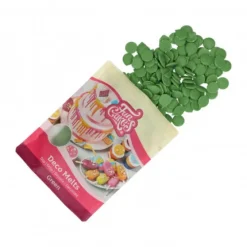 FunCakes Polewy, Dripy I Lukry | Pastylki Deco Melts zielone "Green" 250 g -