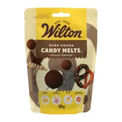Wilton Polewy, Dripy I Lukry | Pastylki/dropsy ciemnobrązowe do rozpuszczania Candy Melts 125 g Krótka data 31.08.2026