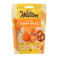 Wilton Polewy, Dripy I Lukry | Pastylki/dropsy pomarańczowe do rozpuszczania Candy Melts 125 g