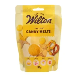 Wilton Polewy, Dripy I Lukry | Pastylki/dropsy żółte do rozpuszczania Candy Melts 125 g Krótka data 31.08.2026