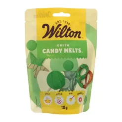 Wilton Polewy, Dripy I Lukry | Pastylki/dropsy zielone do rozpuszczania Candy Melts 125 g