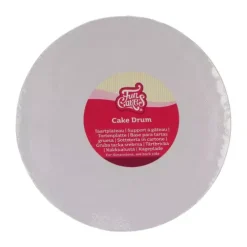 FunCakes Podkłady | Podkład okrągły pod tort biały 22,5 cm sztywny -