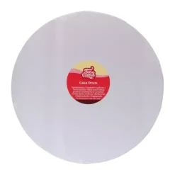 FunCakes Podkłady | Podkład okrągły pod tort biały 35 cm sztywny -