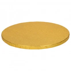 FunCakes Podkłady | Podkład okrągły pod tort złoty 30,5 cm sztywny -